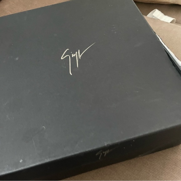 NIB giuseppe zanotti peeptoe platform gold glitter EU 39 - Picture 9 of 14